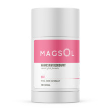 MAGSOL Organics Natural Deodorant für Frauen - Aluminiumfreier Deodorant, Rose, 90 g