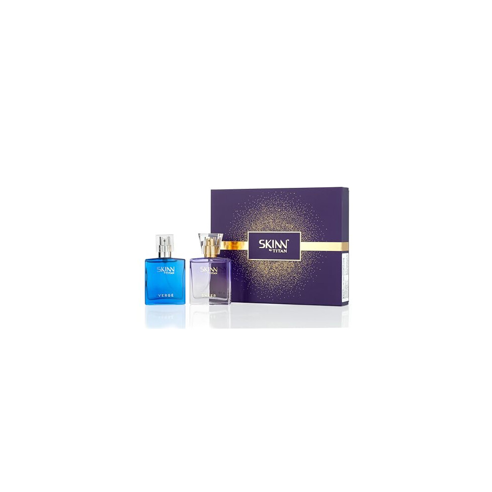 Skinn By Titan Verge And Sheer 25 Ml X 2 Nos Perfume For Pair Edp