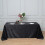 Black Velvet Rectangular Tablecloth 90 x 132 in 1