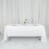 Polyester Rectangular Tablecloth 60 x 126 in White 1