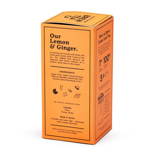 Brew Tea Co Lemon and Ginger Proper Loose Leaf Tea 113 g 1