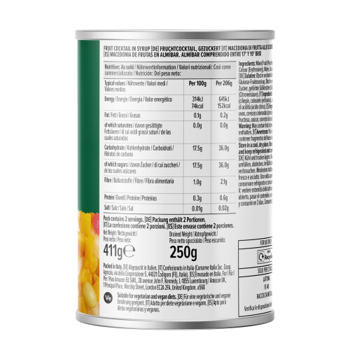 by Amazon Fruit Mix In Syrup, 411g 1