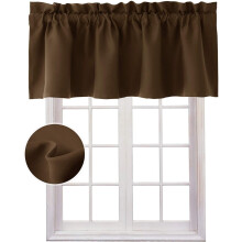 Blackout Thermal Valance Curtain 57x18in Rod Pocket