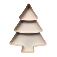 Plastic Fruit Christmas Tree Tray for Kitchen & Dining