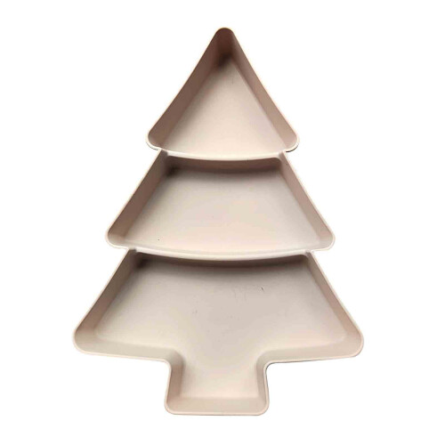 Plastic Fruit Christmas Tree Tray for Kitchen & Dining