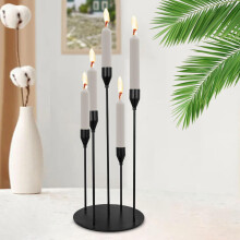 Metal 5-Branch Taper Candle Holder 18 x 37.5 cm