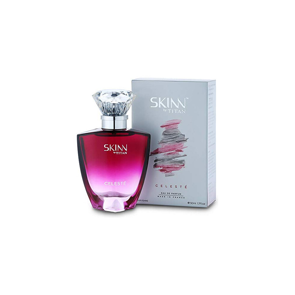 Titan White Skinn Celeste Liquid Floral Scent Perfume For Women, [50Ml]