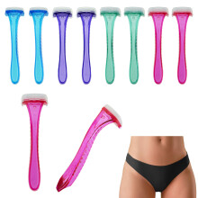 Expressions 8 lames de rasoir bikini - Pack de 8 mini rasoirs avec protections, taille de voyage pratique de 3,5''