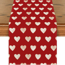 Valentine's Table Runner Polyester 13 x 72 in