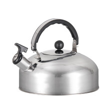 Stainless Steel Red Whistling Stovetop Kettle