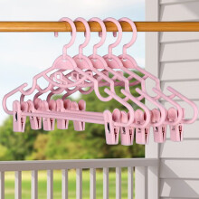 5-Pack Foldable Clip Hangers for Skirts, Pants & Dresses