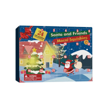 Calendrier de l'Avent 24 pièces avec mini-jouets animaux 3D