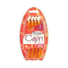 Rasoirs Jetables Capri pour Femmes - 4 Rasoirs Sensibles à Lames Triples