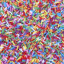 HONEYBERRY INCLUSIONS Rainbow Sugar Strands 500g Premium Edible Multi
