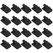 35-Piece Black Plastic Ring Display Holders