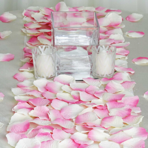 Silk Rose Petals Pink 500 pcs