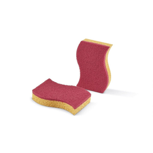 Spontex - Zero Bathroom Sponge - 2 sponges 5x more effective without scratching - Anti-limescale 1