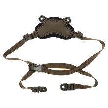 1Sangle De Casque Olive Vert Nylon Réglable Boucle Antidérapante