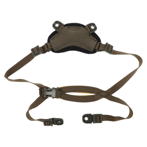 1Sangle De Casque Olive Vert Nylon Réglable Boucle Antidérapante