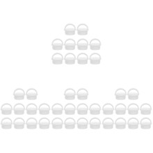 40Pcs White Silicone Mop Bucket Drain Plug Replacement Hole Stopper