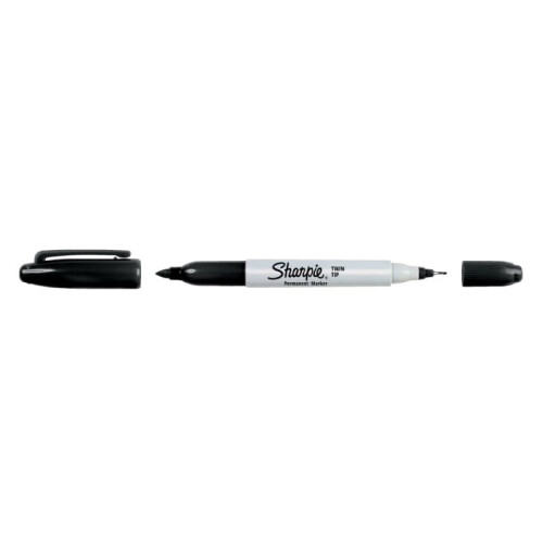 Sharpie Sharpie Twin Tip Permanent Markers | Fine & Ultra-Fine Points | Assorted Colours | 8 Marker Pens 1