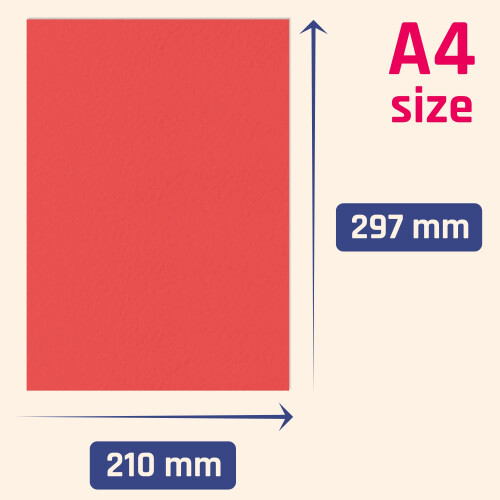 10 Colours, A4 120gsm Coloured Art Paper - Assorted Pack, 100 sheets 1