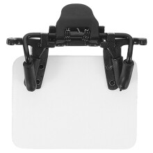 Universal Frame Shooting Occluder Patch White ABS Clip-on
