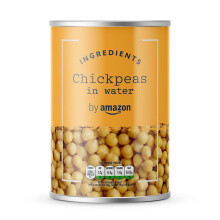 by Amazon Chickpeas in Water, 400g, Pack of 12