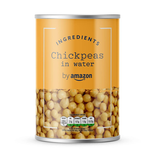 by Amazon Chickpeas in Water, 400g, Pack of 12