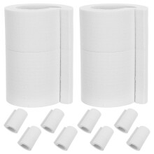 10Pcs White Curtain Spacers Lightweight Drapery Rod Accessory