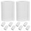 10Pcs White Curtain Spacers Lightweight Drapery Rod Accessory 1