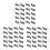 60Pcs Durable Plastic Din Rail Mounting Bracket Clips for Daily Use 1