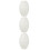3Pcs Handmade Beige Paper Lamp Shade Oval Foldable Ceiling Light Cover 1