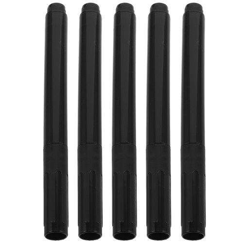 5Pcs Cash Checking Pens Black for Banknotes Quick Fake Bill Detection