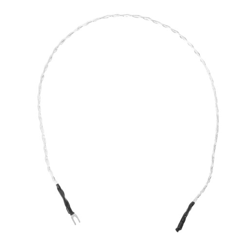 White Plastic Metal Phono Ground Wire for Turntable and Amplifier