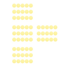 60Pcs Round Yellow Light Correction Gel Sheets Pet Lamp Filter Film