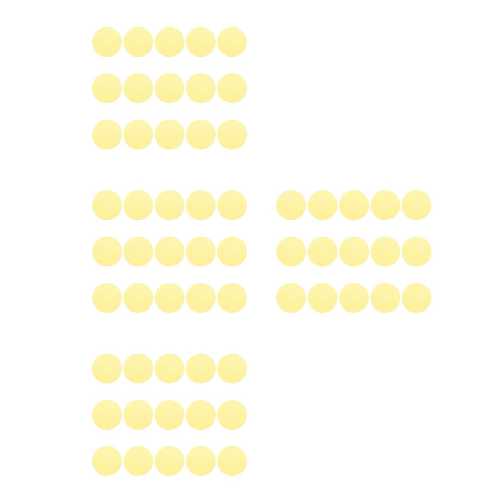 60Pcs Round Correction Gel Sheets Pet Lamp Filter Film Yellow/Light 3762034651401