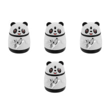 4Stk Automatischer Zahnstocherhalter Panda Design PP Aufbewahrung Box