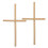 3St Handheld Palmstro Kruis Gebedskruis Rustiek Kerkdecor 1