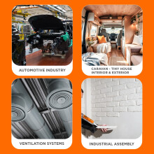 NP1 Automotive Sealant & Adhesive – Vibration Resistant Flexible Elastic Waterproof UV & Weather Resistant High Strength Durable Mould Fungi