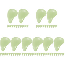 60Pcs PVC Corner Bumpers Light Green Baby Furniture Corner Protectors