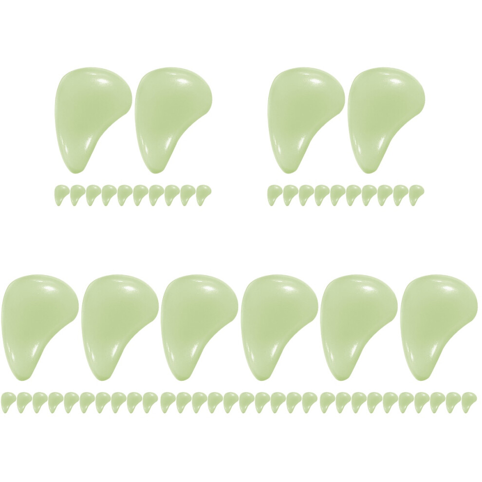 60Pcs Pvc Corner Bumpers Baby Furniture Corner Protectors Light/Green Artibetter