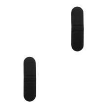 2Pcs Black PU Money Clips for Women Fashionable Portable Cash Holders