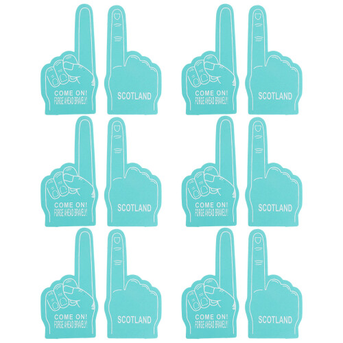 12Pcs Eva Cheerleading Foam Fingers Comfortable Hand Props