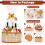 Dreamtop 2 Set Empty Hamper Baskets, Woven Bamboo Gift Basket Hamper Kit with Handles 4