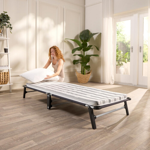 JAY-BE ME70 Mobile Folding Bed with Comfort Mattress, Single 2