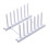 Plastic Dish Rack for Kitchen Storage, White, 1 Pack 2