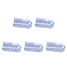 5Pièces Pads Microfibres Rechange Bleu Pour Nettoyage Auto Maison