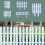 White plastic garden fence panels adjustable reusable 1