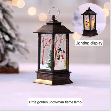 Candela natalizia a LED, in PVC, 13x5,5 cm